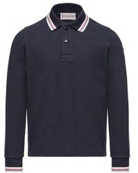 Moncler - Boys Long-Sleeve Mini Polo Shirt - Lyst