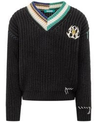 Barrow - V-Neck Knit Pullover - Lyst