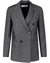 Lardini - Virgin Wool & Metal Detail Jacket - Lyst