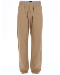 MSGM - Cotton Elastic Waist Pants - Lyst
