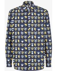 Fendi - Shirt With Banners - Lyst