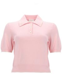 A.P.C. - Solid Shirt Collar Polo - Lyst