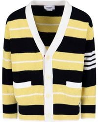 Thom Browne - Striped Cardigan - Lyst