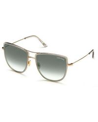 Tom Ford - Ft0759 Sunglasses Shiny Rose Gradient Smoke - Lyst
