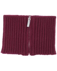 Sa Su Phi - Ribbed Knit Zip-Front Neck Warmer - Lyst