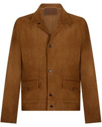 Prada - Classic Short Leather Jacket For - Lyst