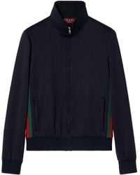 Gucci - Technical Jersey Jacket With Front Zip Closure And Pockets - Lyst