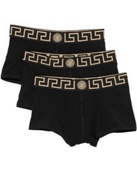 Versace - Logo-Band Cotton-Blend Boxer Shorts -Pack) - Lyst