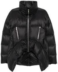 Rick Owens - High-Neck Down Jacket With Zip Closure And Pockets - Lyst