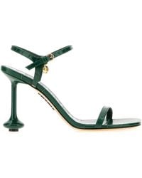 Loewe - Dark Leather Toy Sandals - Lyst