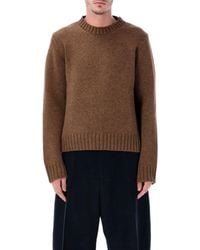 Studio Nicholson - Cree Yak And Merino Wool Knit Sweater - Lyst