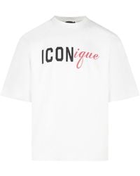 DSquared² - Iconique Loose Fit T-Shirt - Lyst