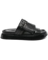 McQueen - Leather Sandals - Lyst