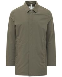 DUNO - Mini Neck Shirt Jacket - Lyst