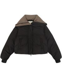 Entire studios - Ribbed Cuffs Light-Weight Zip-Up Coat - Lyst