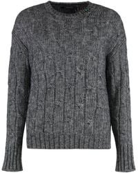 Max Mara - Cabaret Cotton Blend Crew-Neck Sweater - Lyst