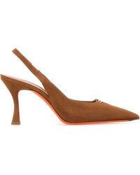 Santoni - Solid Pointed Toe Pumps - Lyst
