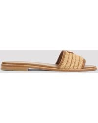 Prada - Calf Leather Sandals - Lyst