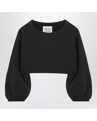 Douuod - Cropped Sweatshirt - Lyst