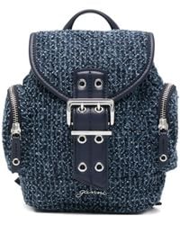 Ganni - Bucky Denim Backpack - Lyst