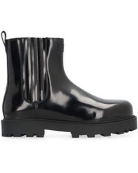 Givenchy - Brushed Leather Chelsea Boots - Lyst