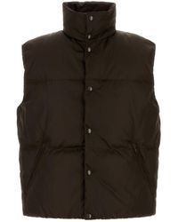 Prada - Dark Re-Nylon Down Jacket With Cashmere Lining For - Lyst