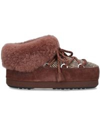 Moon Boot - Chic Mini Clog Boot With Sterling Trim And Lace-Up Closure - Lyst