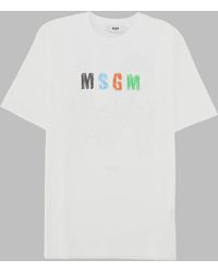 MSGM - Kids 100% Cotton Mini T-Shirt - Lyst