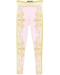 Versace - Printed Leggings - Lyst
