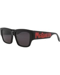 McQueen - Square/Rectangle Sunglasses - Lyst