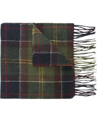 Barbour - Wool Tartan Scarf - Lyst