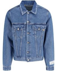 GALLERY DEPT. - Worn-Wash Logo Denim Jacket - Lyst