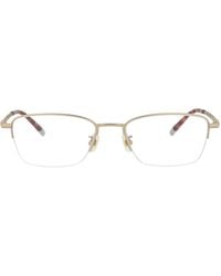 Montblanc - Titanium Square/Rectangle Optical Frames - Lyst