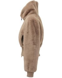 Pinko - Shearling Bomber Jacket - Lyst