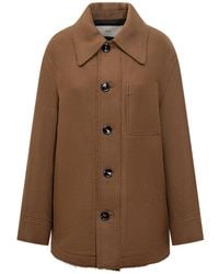 Ami Paris - Wool Jacket With Buttons - Lyst