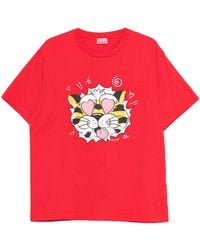 KENZO - Oversized 'Wild Tiger' Graphic T-Shirt - Lyst