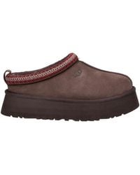 UGG - Leather Upper Flat Sandals - Lyst