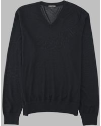 Tom Ford - V-Neck Wool Jumper Jumpers - Lyst