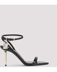 Tom Ford - Semi Shiny Printed Python Sandals - Lyst