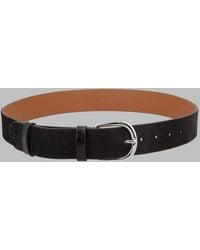 Alysi - Leather Belt With Buckle - Lyst