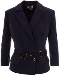 Elisabetta Franchi - Vela Polyamide Jacket - Lyst