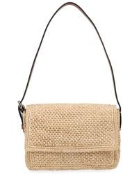Manebí - Powder Raffia Shoulder Bag - Lyst