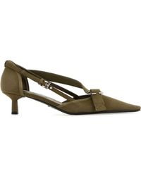 Prada - Army Canvas Pumps - Lyst