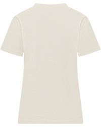 Moncler - Giro Neck Logo Tee - Lyst