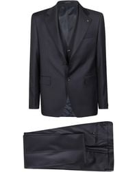 Tagliatore - Tailored Three Piece Vest Suit - Lyst