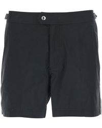 Tom Ford - Swim Shorts With Side Buckled Strap Details - Lyst
