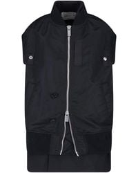 Sacai - Sleeveless Padded Bomber Vest - Lyst