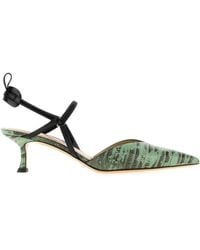 Fendi - Printed Leather Very Colibrí Pumps 5.5 Cm Heel - Lyst