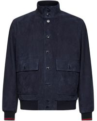 Gucci - Stand Collar Drop Shoulder Long Sleeve Jacket - Lyst