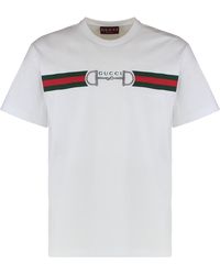 Gucci - Cotton Jersey T-Shirt - Lyst